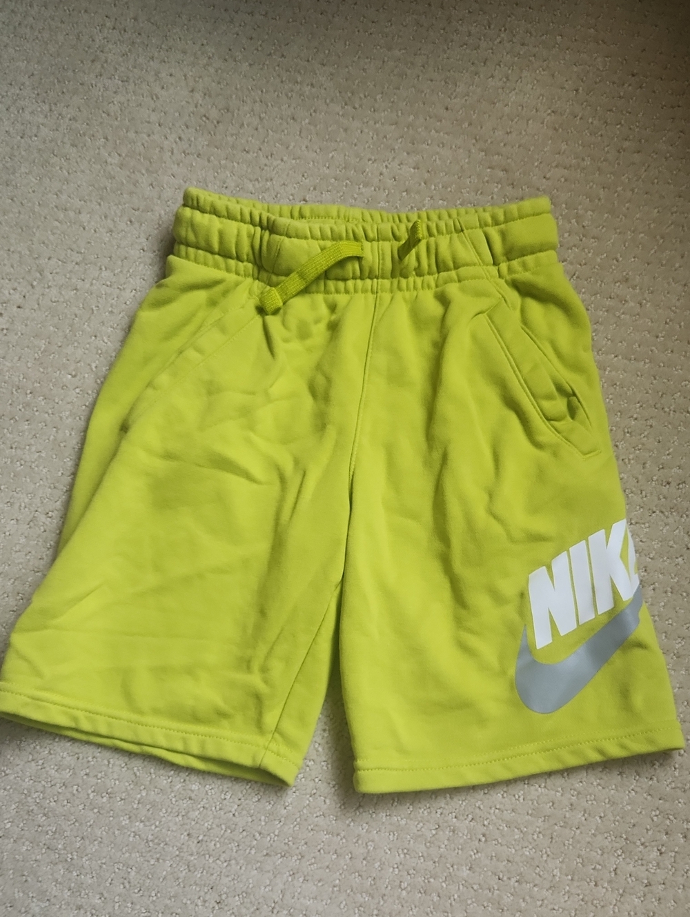 ❤️3/$15❤️Nike Kids Neon Lime Green Logo Shorts